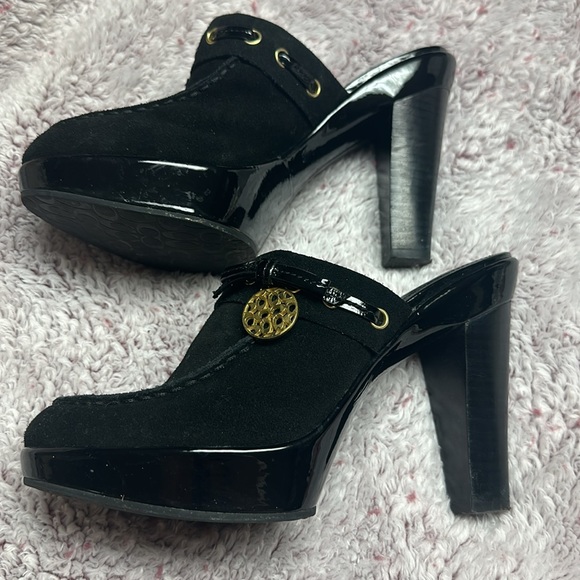 Coach Jodey Suede Clogs - Like New - Picture 3 of 8